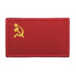 Шеврон Флаг СССР простой 5*8 красный